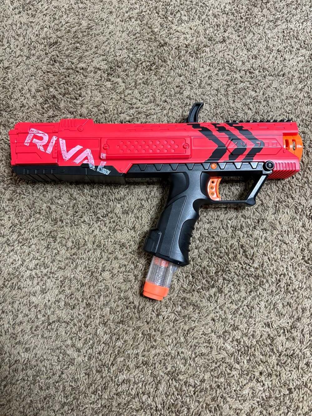 Nerf Rival Apollo XV-700 Red Spring-Action Blaster with 7-Round Magazine